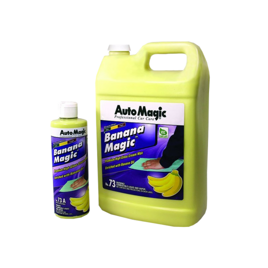 Фото AutoMagic Banana Magic крем-воск для защиты кузова с банановым маслом 4 л