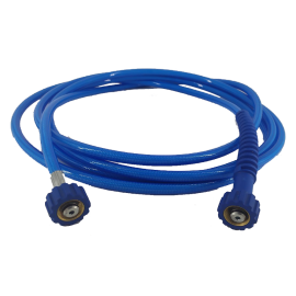 Фото Шланг ВД 5 м (CARWASH COMFORT (синий) с фиттингами)