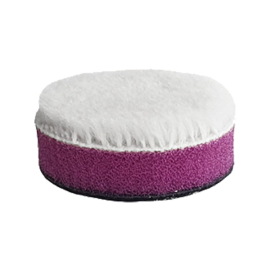 Фото ZviZZer "Doodle" Wool-Pad белый меховой круг 35/15/35мм