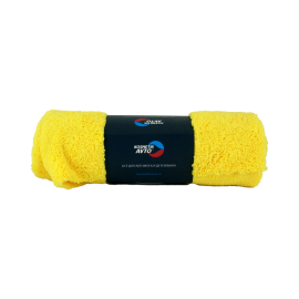 Фото Салфетка из микрофибры желтая без обметки краев 40х40 см 2 шт 400 г/м2