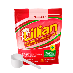 Фото Plex Lilian Hygiene Plus порошок для стирки 1 кг дой-пак