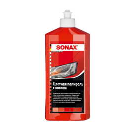 Фото Sonax NanoPro полироль с воском 500 мл (красный)