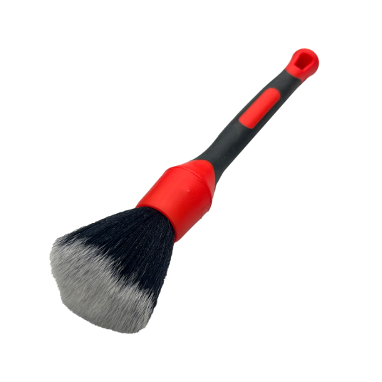 Фото Кисть с прорезиненной ручкой и ультрамягким ворсом черная 27 мм