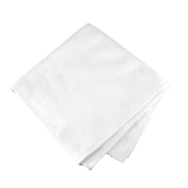Фото Салфетка из микрофибры белая 40х40 см 250 г/м2 3 шт/уп