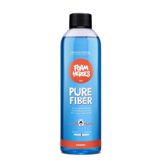 Фото Foam Heroes Pure Fiber FHB049 низкопенный шампунь для стирки микрофибры 500 мл