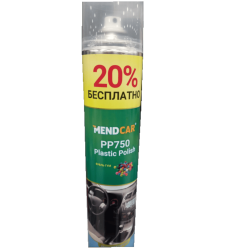 Фото Mendcar Plastic Polish очиститель-полироль пластика (Bubble Gum) 750 мл