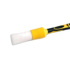 Фото MaxShine Detailing Brush White Classic 704617YL кисть для детейлинга, искусственная щетина, большая