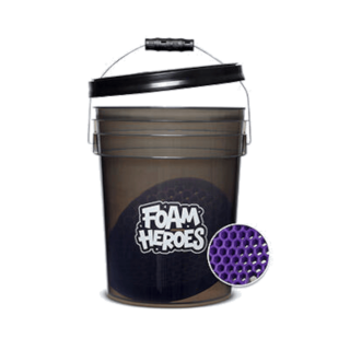 Фото Foam Heroes Detailing Bucket FHT062 ведро с сепаратором и крышкой для детейлинг мойки, 20 л