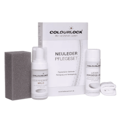 Фото KochChemie COLOURLOCK Neuleder Pflegeset mit Leder Versiegelung Leather Shield набор для очистки и защиты кожи автомобиля