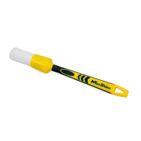 Фото MaxShine Detailing Brush White Classic 704617YM кисть для детейлинга, искусственная щетина, средняя