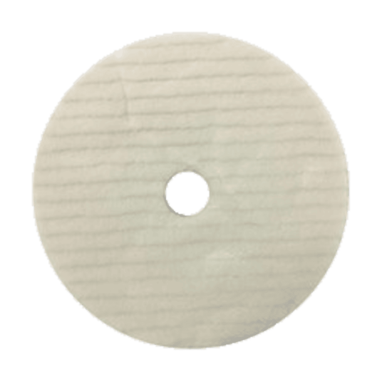 Фото Sandwоx  815.08.150.W диск полировальный гибридный, стриженный мех на поролоне, белый 150 мм,