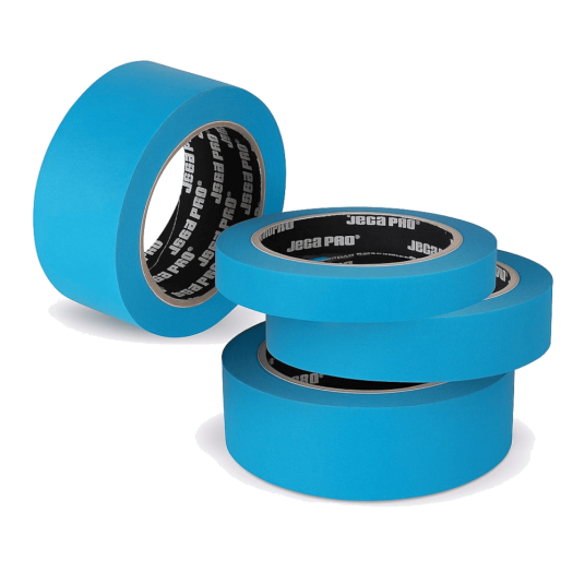 Фото JetaPro Azur 58490/25 лента маскирующая, 90°С-30 мин, голубая, 25 мм x 40 м