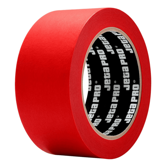 Фото JetaPro  Red 58390/25 Лента маскирующая, водостойкая, уст.УФ,90°С-60 мин, красная,25 мм x 40 м