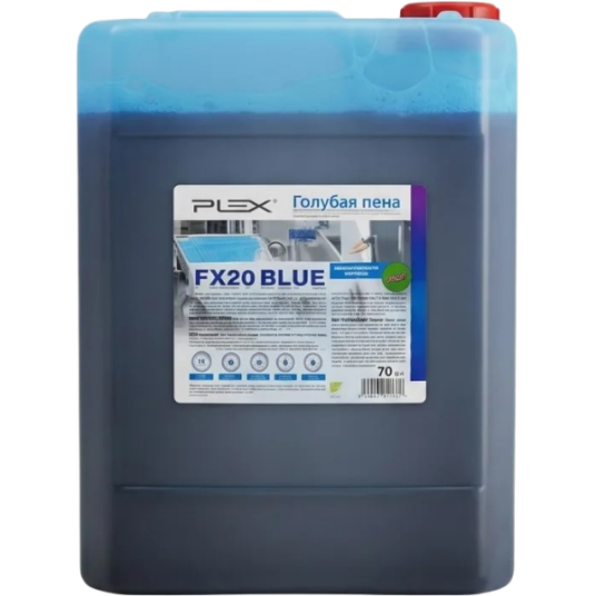 Фото Plex FX20 BLUE средство для бесконтактной мойки автотранспорта 20 кг