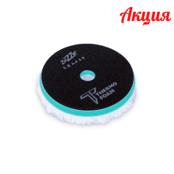 Фото Zvizzer Thermo Wool ZV-TW00016030HC полировальный круг из натурального меха на твёрдом термопоролоне с липучкой 160/25/150 мм